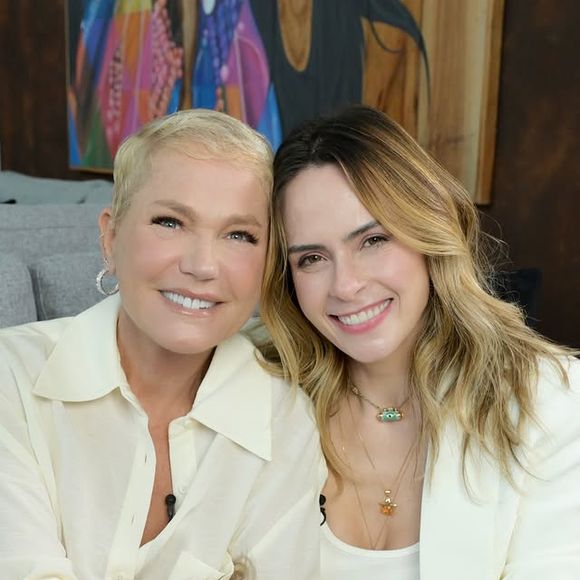 Ana Paula Renault e Xuxa se encontraram em uma gravação para o 'Fantástico'