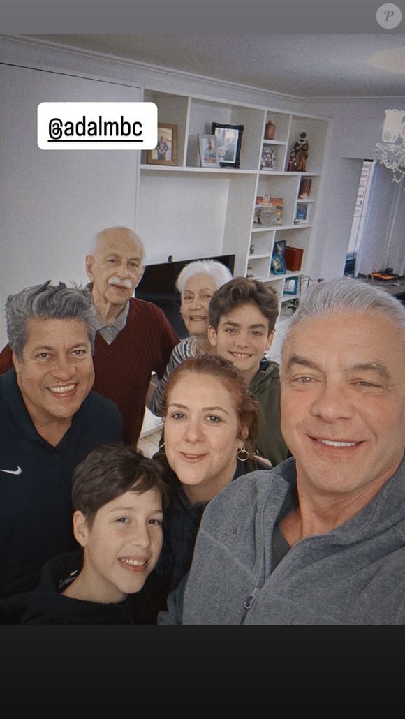 Alezinho passou o Dia dos Pais com Alexandre Correa neste domingo (10)