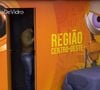 Um participante da Casa de Vidro da região centro-oeste deu de cara na parede ao entrar