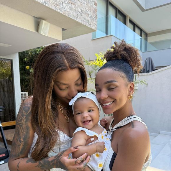 Este é a primeiro Dia das Crianças de Ludmilla e Brunna Gonçalves com Zuri