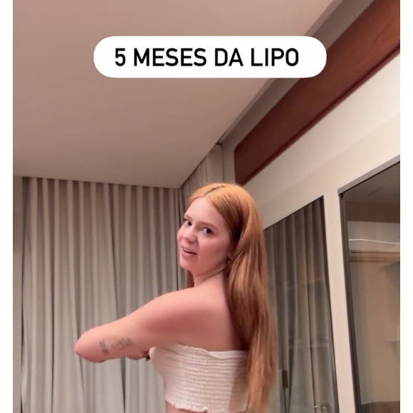 "Mas eu super sinto uma diferença. Estou muito feliz!", comemorou Viih Tube