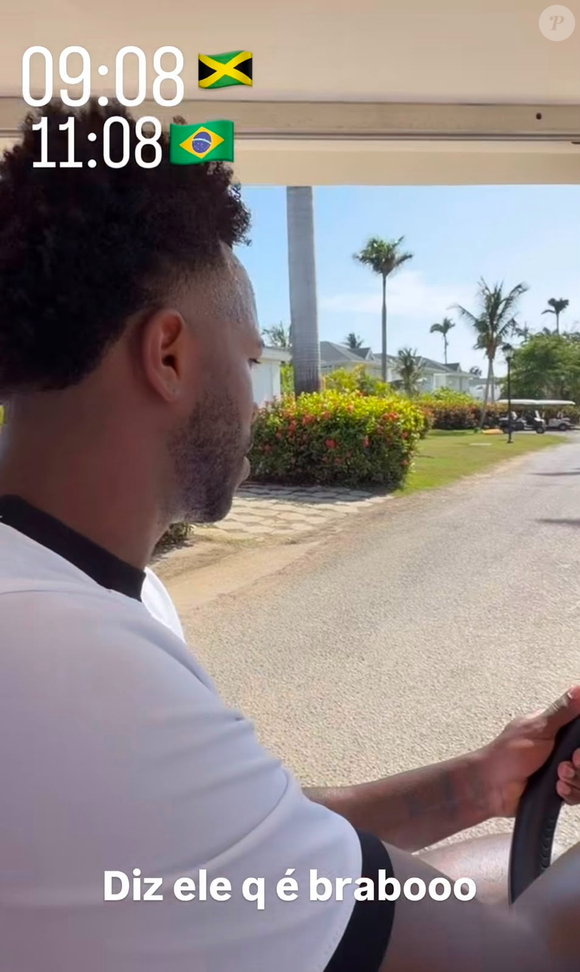 Em viagem de reconciliação, Virgínia Fonseca mostrou o lado descontraído de Vini Jr. fora dos campos e registrou um momento divertido no resort de luxo