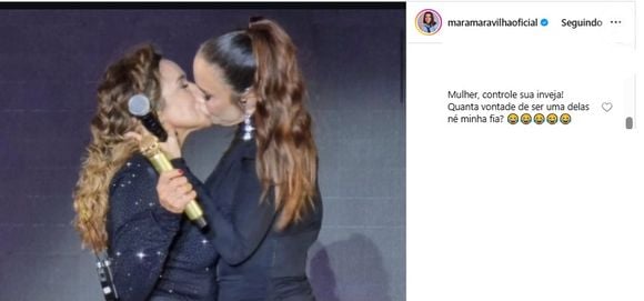 Mara Maravilha x Ivete Sangalo e Daniela Mercury: fã ironizou a ex-SBT após ataque. 'Mulher, controle sua inveja! Quanta vontade de ser uma delas né minha filha?'