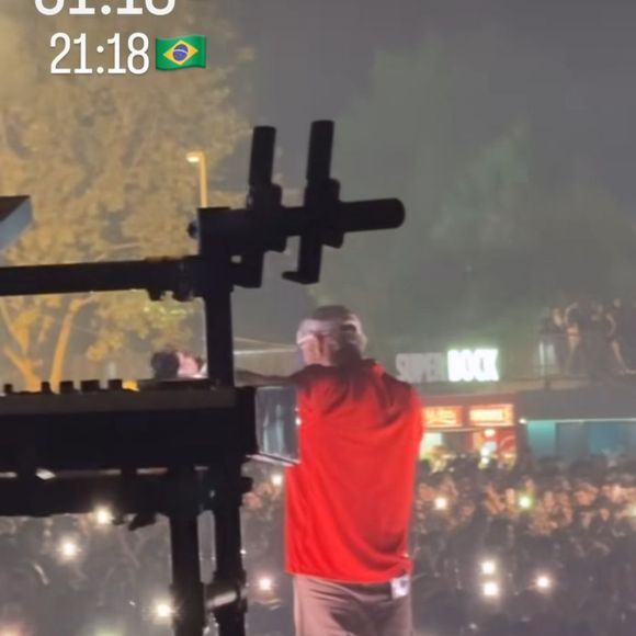 Virginia Fonseca publicou diversos stories da apresentação de Zé Felipe.