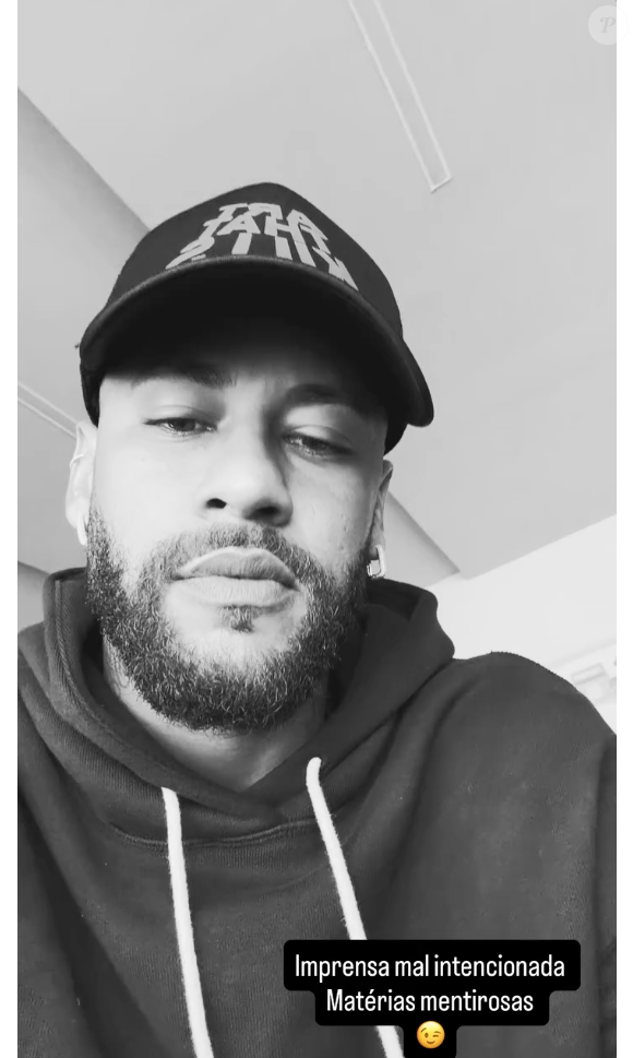 Após a repercussão da notícia, Neymar veio à público e se pronunciou nos stories do Instagram