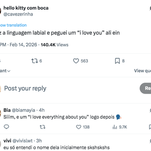 'Eu amo você' e 'Eu amo tudo sobre você', teria dito Shawn Mendes para Bruna Marquezine, segundo internautas