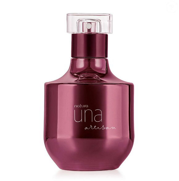 O perfume Una Artisan, de Natura, traz um frasco modelo, sexy e poderoso.