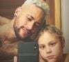 Jogadores do brasil terão que cumprir regras relacionadas ao uso das redes sociais e celulares - foto ilustrativa de Neymar e o filho em 2019