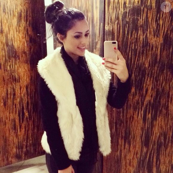 Nesta foto, Bruna Biancardi estava com cabelo longo e escuro