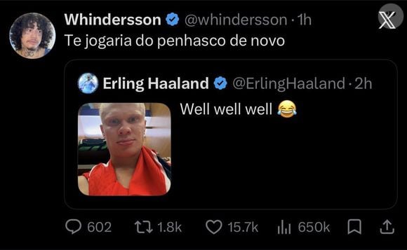 Whindersson Nunes citou a música que Luísa Sonza compôs sobre o fim do casamento dos dois