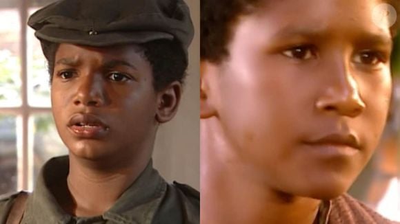 José Alceu (Guilherme Bernard) descobre por Tiziu (André Luiz Miranda) que Gumercindo (Antonio Fagundes) é seu pai em 'Terra Nostra'