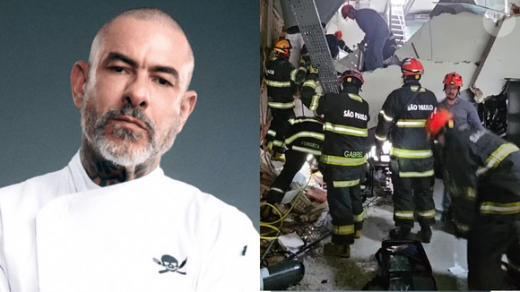 Restaurante com cardápio assinado por Henrique Fogaça sofre desabamento (08 de outubro): Três funcionários ficaram soterrados nos escombros