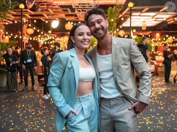 André Luiz Frambach com a esposa, Larissa Manoela