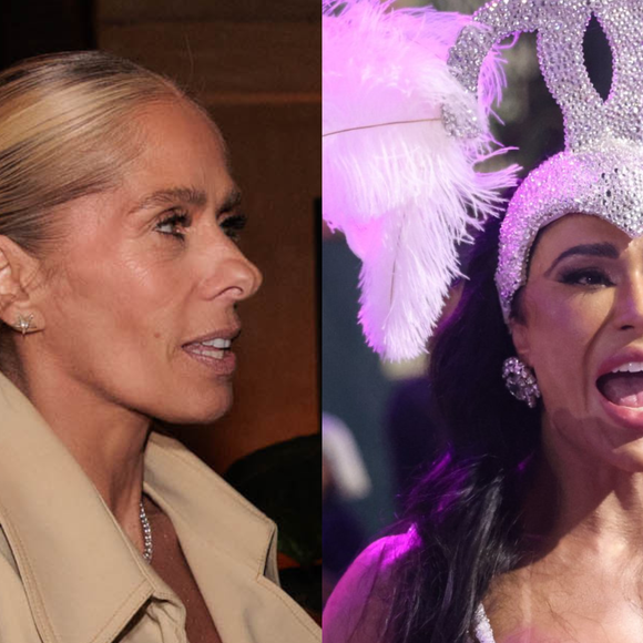 Rainha ausente x sem glamour: Adriane Galisteu e Gracyanne Barbosa protagonizaram dança das cadeiras polêmica em escola de samba no Carnaval