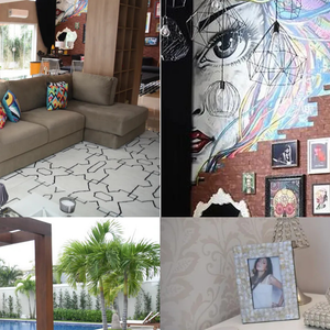 Além disso, a antiga casa da cantora refletia sua personalidade irreverente e expansiva, sendo um ponto de encontro de artistas e celebridades.