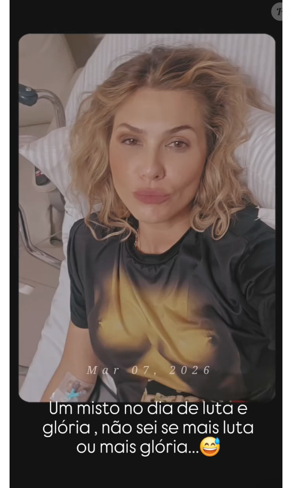 Lívia Andrade procurou atendimento médico na última sexta-feira (06), após sentir fortes dores no rosto