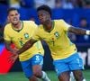 Vini Jr. foi o autor do gol do Brasil diante do Marrocos na estreia das seleções na Copa 2026