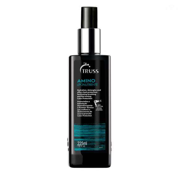 Protetor Térmico Amino (Truss) | R$ 174,79 - Proteção de até 80% contra o calor e fios mais hidratados fazem do Protetor Térmico Amino um aliado essencial na finalização da franja