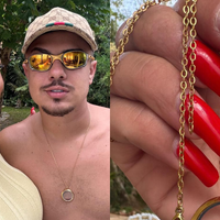 Gente... Recém-casada, Andressa Urach presenteia marido com colar feito do próprio sangue menstrual: 'Símbolo de fertilidade'
