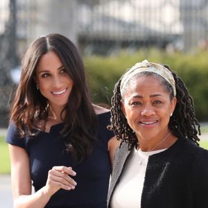 Meghan Markle com a mãe, Doria Ragland