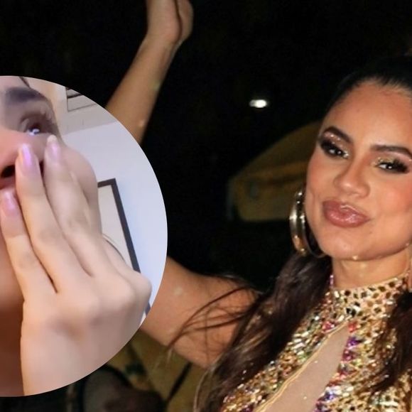 Lexa, fora do desfile da Unidos da Tijuca, chora muito e manda importante recado para a escola de samba: 'Tô aqui...'