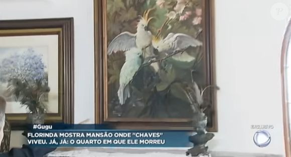 Casa de Roberto Gómez Bolaños, o Chaves, reúne obras de arte, como um quadro desenhado pela mãe do ator