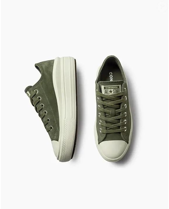 O meu preferido é o Chuck Taylor All Star Move Crafted Color Suede de cano baixo, de R$ 479,90.