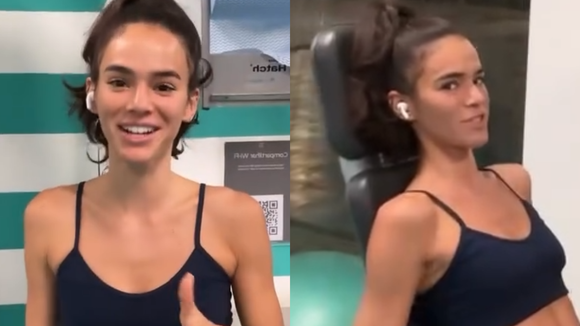 Bruna Marquezine ostenta barriga tanquinho em treino, brinca sobre recuperar o corpo ‘de antes do Carnaval’ e personal avalia: ‘Está no melhor shape’