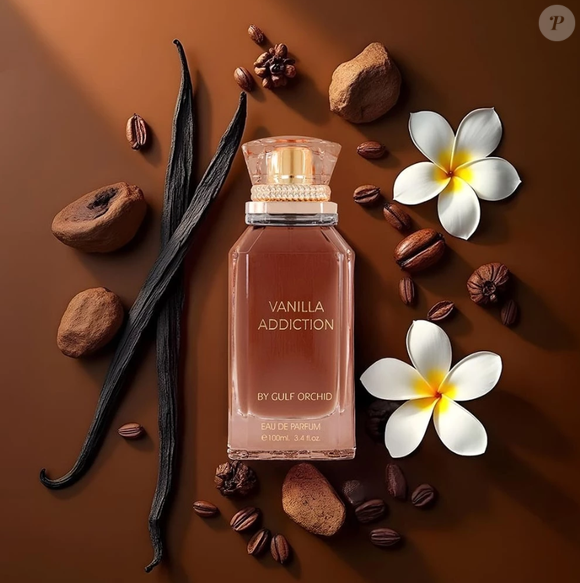 Vanilla Addiction, da Gulf Orchid, é um perfume oriental que revela a protuberância de baunilha em toda a sua composição. Ele ainda traz a presença de lavanda, com notas florais em seu coração.