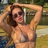 Nem abdominais, nem vacuum: Virgínia Fonseca revela 'truque' para definir barriga com bronzeamento artificial de 20 minutos. 'Tudo desenhado'