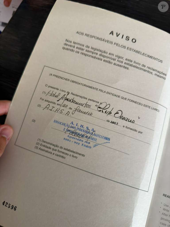 Documento foi preenchido após a denúncia de xenofobia em hotel de Albufeira