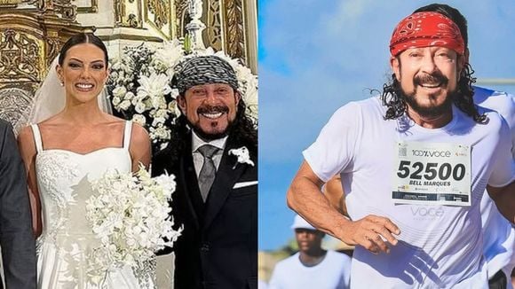 Nem em casamento, nem na corrida: afinal, por que Bell Marques nunca tira a bandana? Cantor já deu explicação