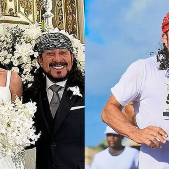Nem em casamento, nem na corrida: afinal, por que Bell Marques nunca tira a bandana? Cantor já deu explicação