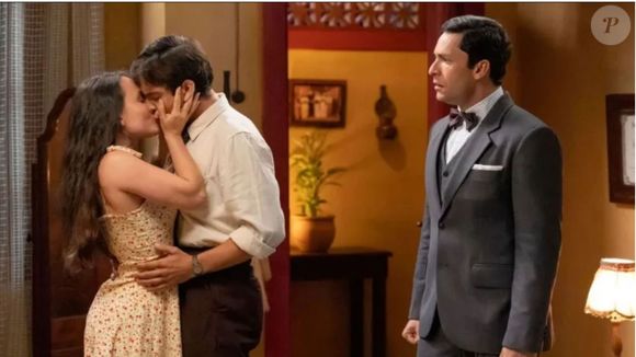 Estela (Larissa Manoela) e Túlio (Cadu Libonati) salvam a vida de Ernesto em 'Êta Mundo Melhor'