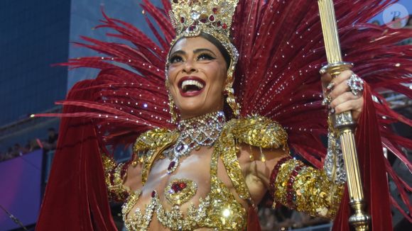 Juliana Paes anuncia saída do posto de Rainha de Bateria da Viradouro após vitória no Carnaval 2026