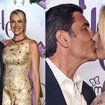 Recém-casados, Ana Hickmann e Edu Guedes dão beijão em festa e apresentadora aposta em look poderoso com jacquard e joias verdes. Veja fotos!