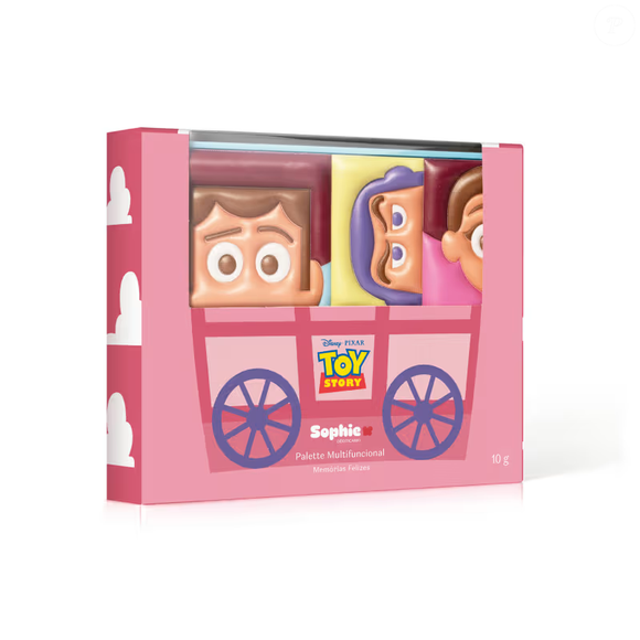 Confesso que a Paleta Memórias Felizes também despertou minha nostalgia. Afinal, enquanto as crianças de hoje descobrem o universo de 'Toy Story', quem assistiu ao filme em 1995 pode reconhecer imediatamente o encanto dessa nova versão