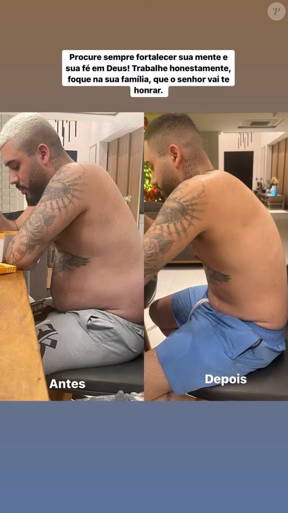 Antes e depois de Kevinho, que perdeu 14 quilos durante processo de emagrecimento