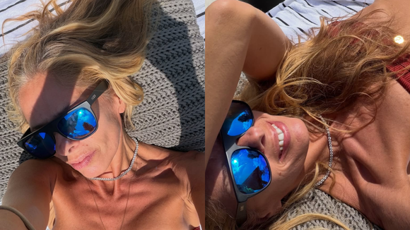 Adriane Galisteu exibe corpo em fotos de biquíni e seguidores fazem apontamentos graves: ‘Você não está bem’