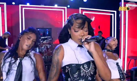 Ludmilla cantou música com Belo, ex-marido de Gracyanne Barbosa, no 'BBB 25'