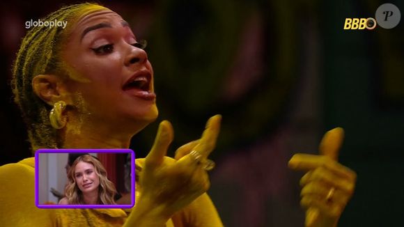 Aline discute com Eva e Renata no Sincerão do 'BBB 25'