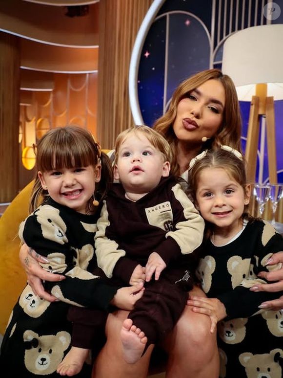 Virgínia Fonseca é mãe de Maria Alice, Maria Flor e José Leonardo, todos filhos de Zé Felipe