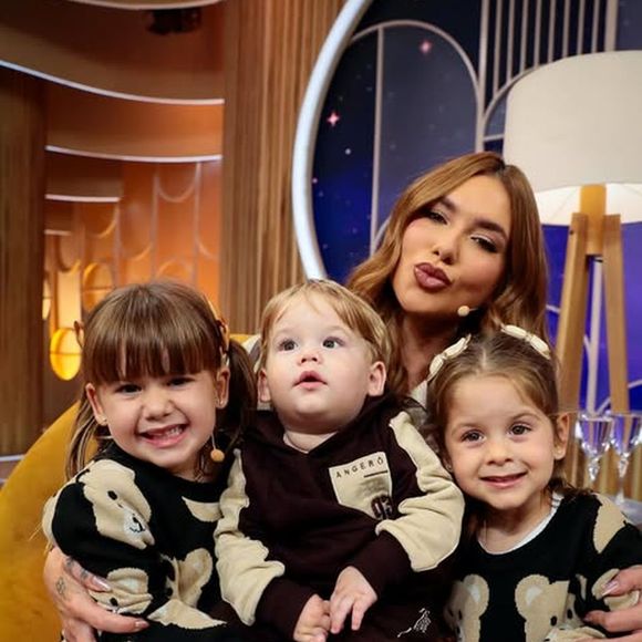 Virgínia Fonseca é mãe de Maria Alice, Maria Flor e José Leonardo, todos filhos de Zé Felipe