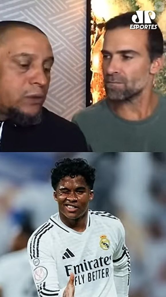 Durante o programa da Jovem Pan, o jornalista Thiago Asmar comentou os rumores sobre Endrick com Roberto Carlos