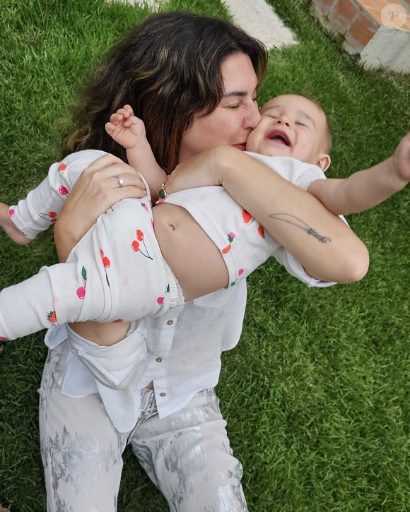 Filha de Fernanda Paes Leme e Victor Sampaio, Pilar tem 9 meses