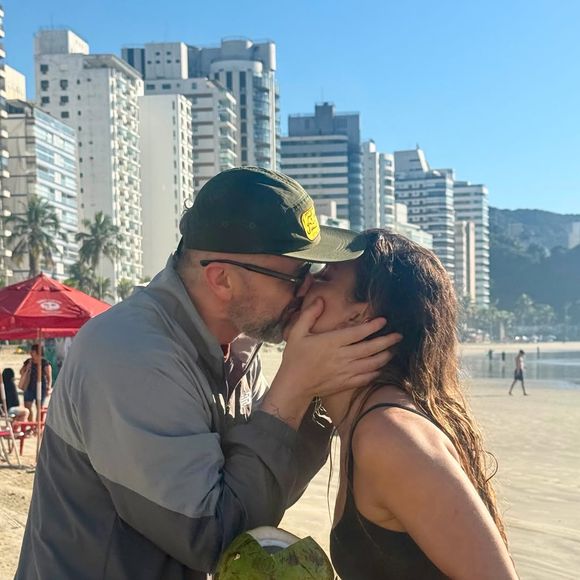 Apaixonado, Lucas Lima vive trocando declarações de amor com Nina Forlin nas redes sociais