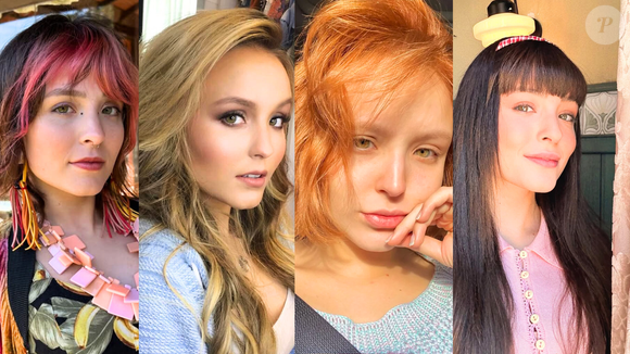 Franjinha colorida, loiro longo e ruivo curto: +15 cabelos usados por Larissa Manoela para te inspirar nesse verão