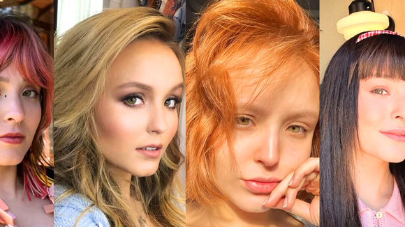Franjinha colorida, loiro longo e ruivo curto: +15 cabelos usados por Larissa Manoela para te inspirar nesse verão