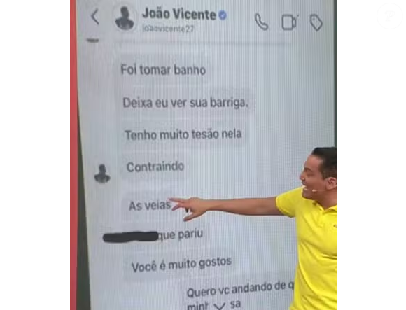 João Vicente de Castro e Gracyanne Barbosa juntos? Veja print da troca de mensagens eróticas