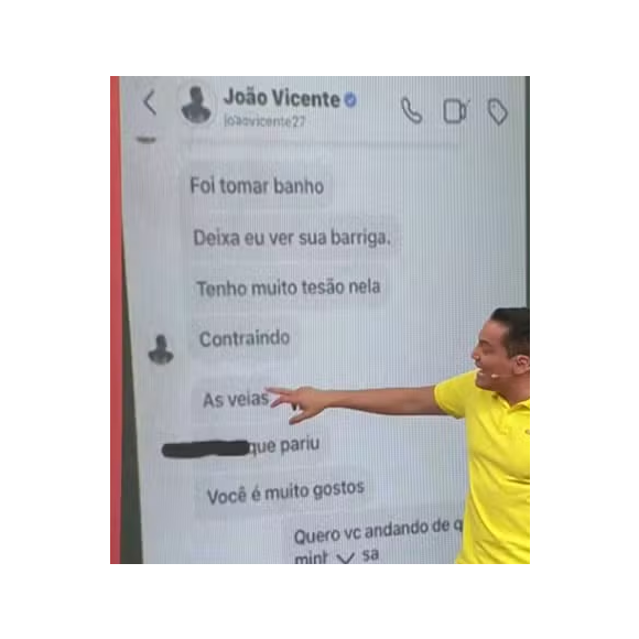 João Vicente de Castro e Gracyanne Barbosa juntos? Veja print da troca de mensagens eróticas